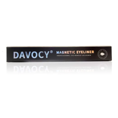 Vista 7 de Delineador de ojos magnético para pestañas magnéticas, fuerte sujeción, sin látex, delineador magnético impermeable para ojos sensibles, no necesita