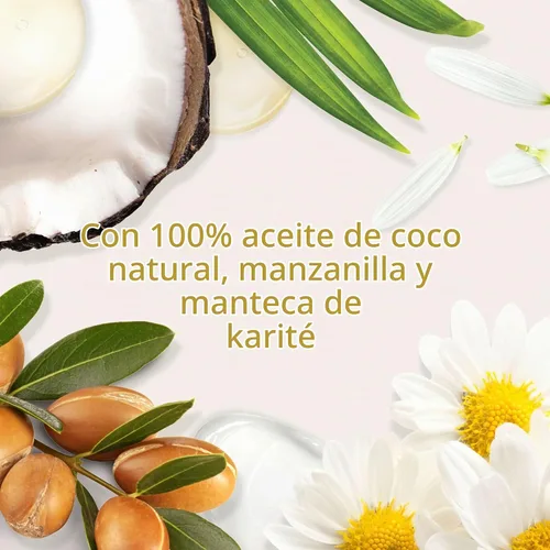 Vista 2 de suave+ Baby Curl Champú para cabello rizado y rizado, con aceite de coco 100% natural, manzanilla y manteca de karité, sin parabenos, fragancia