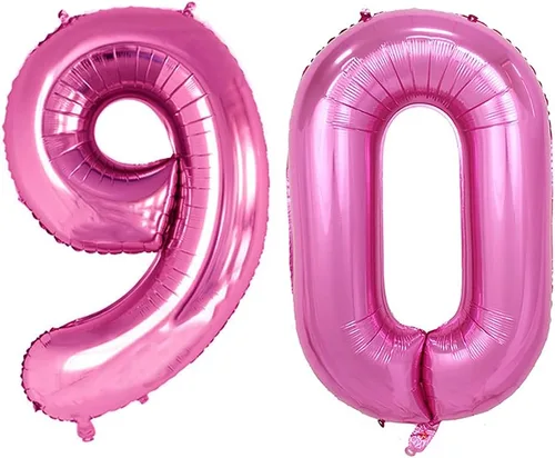 Vista 27 de Goer, conjunto de globos de papel aluminio para decoraciones de cumpleaños, globos de las letras de feliz cumpleaños y de números Oro