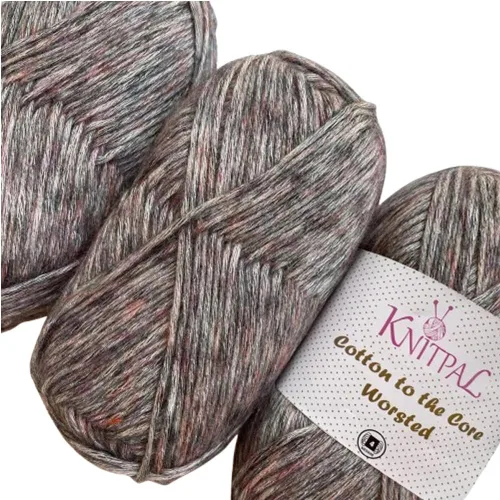 Vista 11 de Hilo de estambre de algodón puro para crochet de Cotton to The Core, paquete de 3 (598,6 metros / 300 g), patrones gratis, apto para principiantes