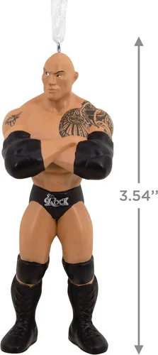 Vista 4 de Hallmark WWE The Rock Adorno de Navidad