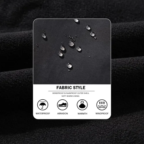 Vista 2 de AKuVoL Chaleco ligero Softshell para hombre, impermeable, chaleco acolchado a prueba de viento para golf y correr