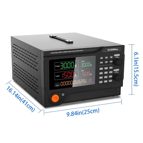 Vista 6 de Fuente de alimentación CC 30V 150A, 4500W de alta potencia, programable variable ajustable, conmutación regulada, fuente de alimentación de banco