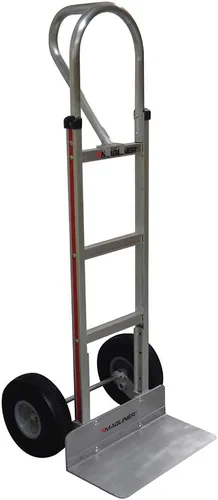 Vista 5 de Magline - Camiones manuales de aluminio (HMK15AUA4) y (HMK15AG2C) Capacidad de 500 libras