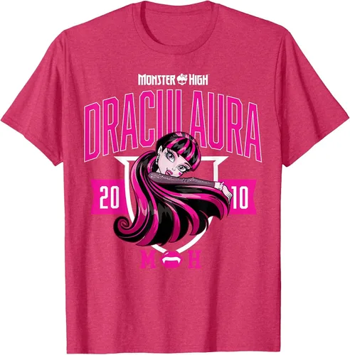 Vista 60 de Monster High -Camiseta Colegiada Draculaura Gris asfalto