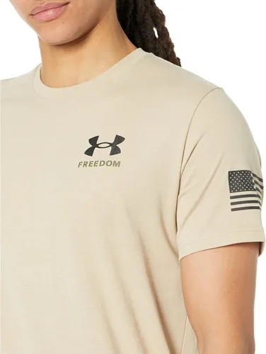 Vista 3 de Under Armour - Camiseta nueva con lema Freedom para hombre