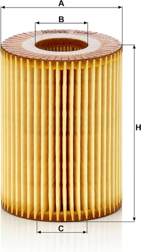 Vista 3 de Mann Filter HU 821 x Cartucho de Filtro de Aceite de Repuesto Compatible con Mercedes-Benz Sprinter 2500, Sprinter 3500, Sprinter 3500XD, Sprinter