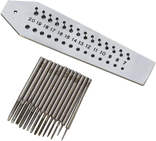 Vista 2 de EUROTOOL - Juego de mini grifos y troqueles, juego de 14 piezas TAP-135.00