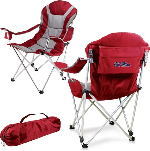 Vista 44 de Picnic TIME NCAA Arkansas Razorbacks Reclining Camp Chair - Beach Chair for Adults - Sports Chair with Carry Bag