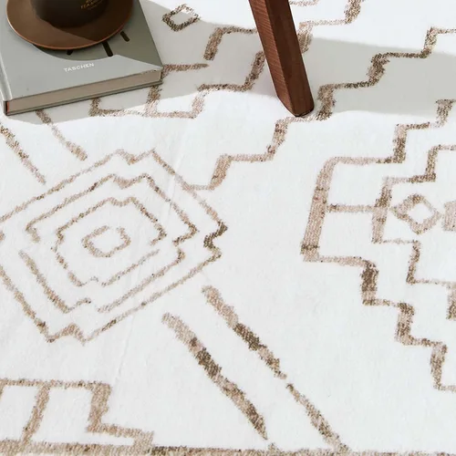 Vista 255 de jinchan Alfombra marroquí de pasillo 2x6 - Alfombra de pasillo lavable a máquina para cocina, alfombra moderna geométrica suave de pelo bajo