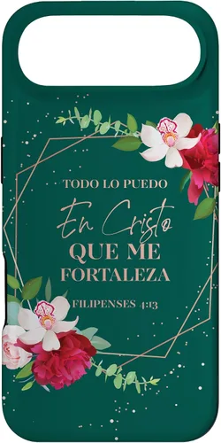 Vista 27 de Regalos Mujer Cristiana Español Versículos de la Biblia Español Funda para iPhone 17