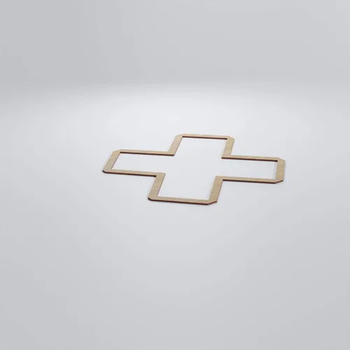 Vista 115 de 7 3/8"W X 7 3/8"H Extra Pequeño Fowler Decorativo Fretwork Madera Paneles De Pared, Aliso