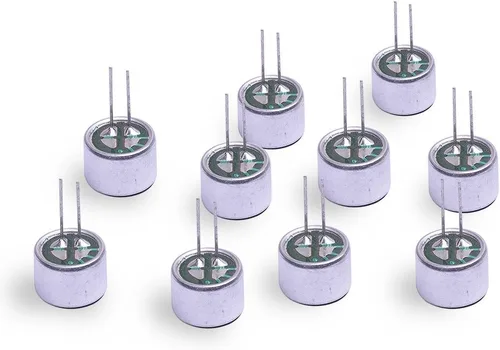 Vista 2 de 10 Uds. Cilíndrico Electret Condensador Micrófono Pickup con 2 Pines 9×7mm para Arduino (Pack de 10) CYT1013