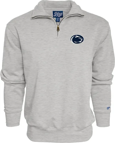 Vista 74 de Blue 84 Sudadera con cremallera de un cuarto para hombre de la NCAA
