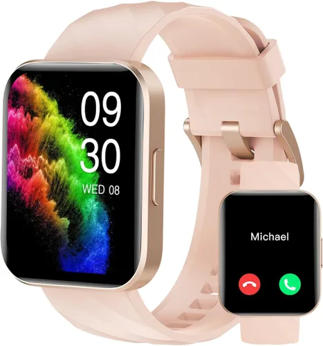 Vista 11 de RUIMEN Relojes inteligentes para hombres y mujeres (Responder/Realizar llamadas) Compatibles con iPhone/teléfonos Android, pantalla HD de 1.85