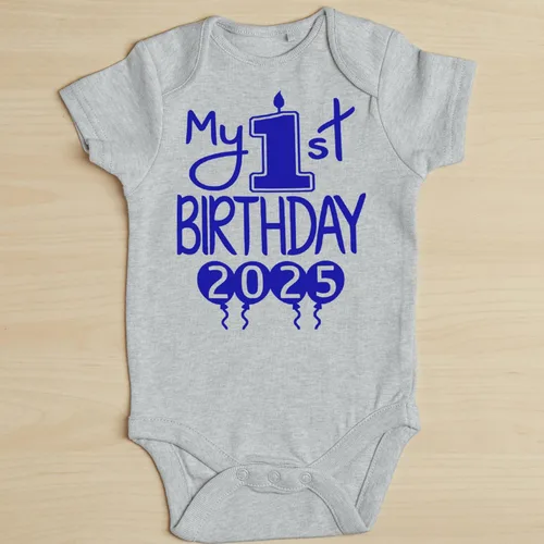 Vista 46 de Reaxion Traje de cuerpo entero hecho a mano para bebé niño y niña, mi primer cumpleaños 2024
