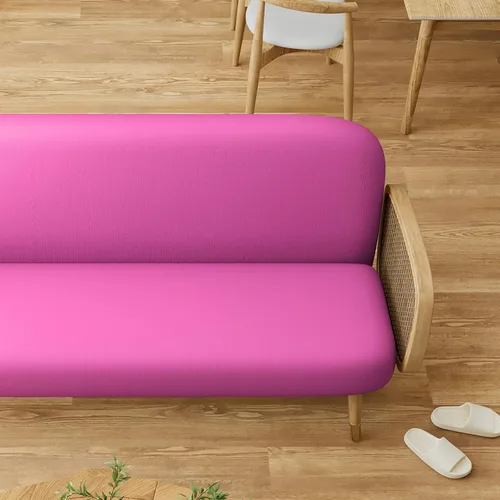 Vista 5 de MoNiBloom Funda para futón de tamaño Queen, elástica, sin brazos, funda para sofá sin brazos, protector de muebles, duradera y lavable, con Cereza