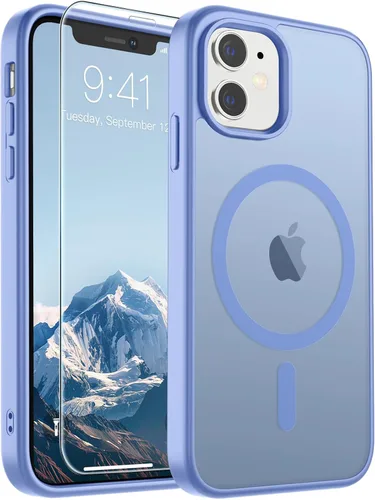 Vista 142 de SUPFINE Funda magnética para iPhone SE 2022 (3ª)/2020 (2ª), iPhone 8 (compatible con MagSafe) (protección contra caídas de grado militar), funda