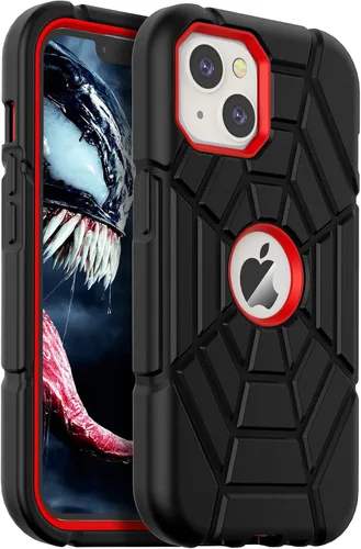 Vista 9 de Grifobes Funda diseñada para iPhone 14 Pro, silicona gruesa 3 en 1, resistente, a prueba de golpes, resistente, funda de goma de 6.1 pulgadas