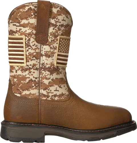 Vista 6 de Ariat Workhog Patriot - Botas de trabajo con punta de acero para hombre