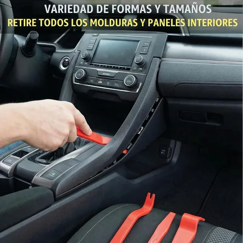 Vista 8 de Juego de herramientas de extracción de recorte automático (sin kit de herramientas de palanca de plástico para rayas) – Kit de herramientas