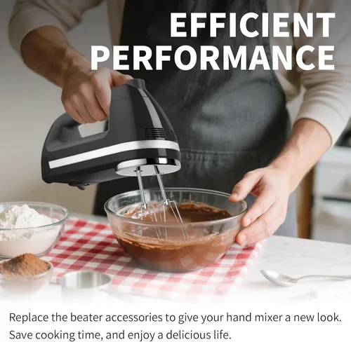 Vista 7 de Accesorios para batidora de mano compatibles con batidora de mano KitchenAid KHM3 KHM5 KHM7 KHM9, batidoras turbo batidoras de mano para Kitchenaid