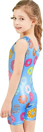 Vista 3 de HOZIY Gymnastics Leotards for Girls Unicorn Aurora Rainbow Mermaid Dinosaur Cupcake Sparkle Biketard Toddlers Kids Children