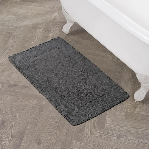 Vista 38 de Laura Ashley Ruffle tapete para baño de algodón de 17 x 24 pulgadas