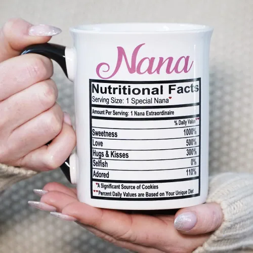 Vista 8 de Cottage Creek Nana - Taza de café de cerámica de 16 onzas, en caja