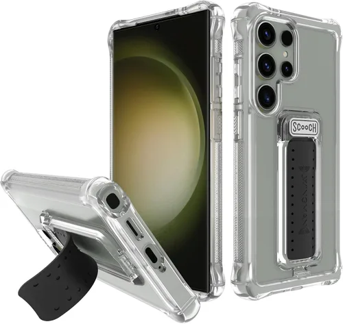 Vista 46 de Scooch Wingman - Funda con función atril para Samsung Galaxy S9 [protección contra caídas de 10 pies] [soporte bidireccional] funda protectora a