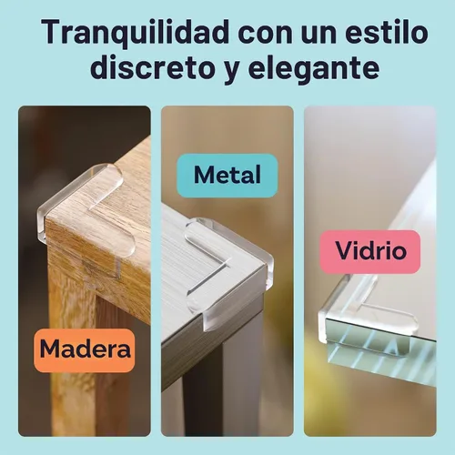 Vista 2 de CalMyotis Protectores de esquinas – Parachoques de seguridad para bordes de muebles, parachoques y cojín a prueba de bebés para cubrir muebles