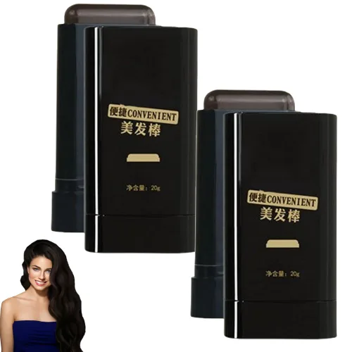 Vista 9 de Barra de tinte para el cabello impermeable y a prueba de sudor, barra de color de cabello 2 en 1, peine portátil de tinte para el cabello gris