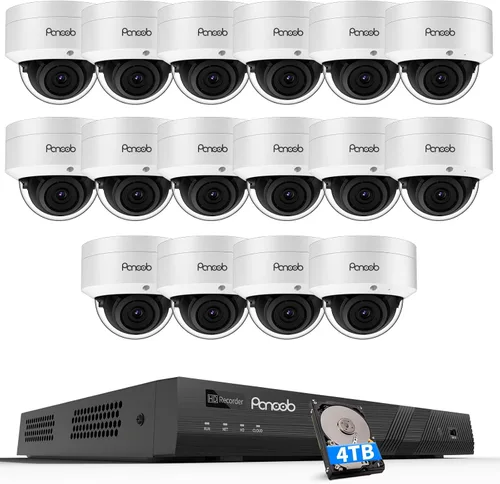 Vista 9 de 4K - Sistema de cámara de seguridad de 16 canales con disco duro de 4 TB, PD54A1216-8M