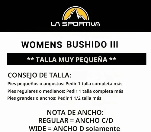 Vista 2 de La Sportiva Zapatillas Bushido III Performance para mujer Everglade/Zest