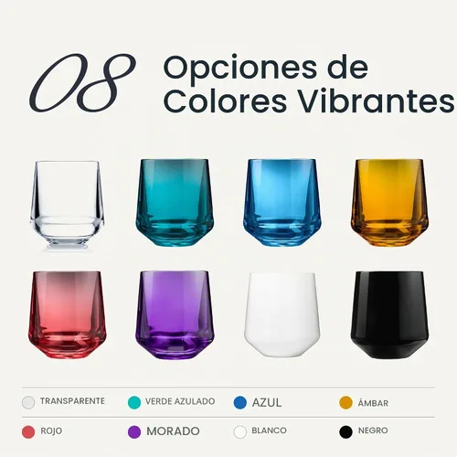 Vista 7 de Vaso de vino Drinique Ámbar