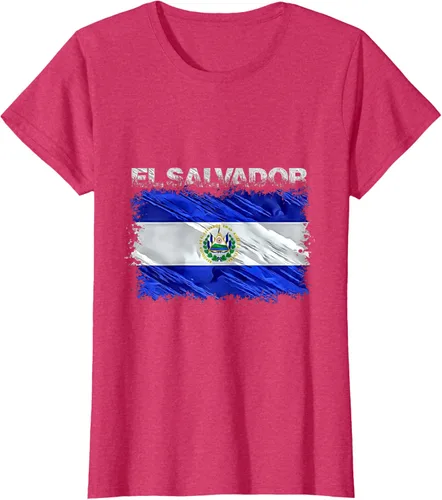 Vista 10 de Camiseta El Salvador, Negro