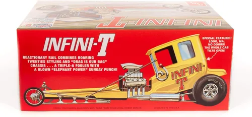 Vista 3 de AMT Infini-T Custom Dragster Kit de modelo a escala 1:25