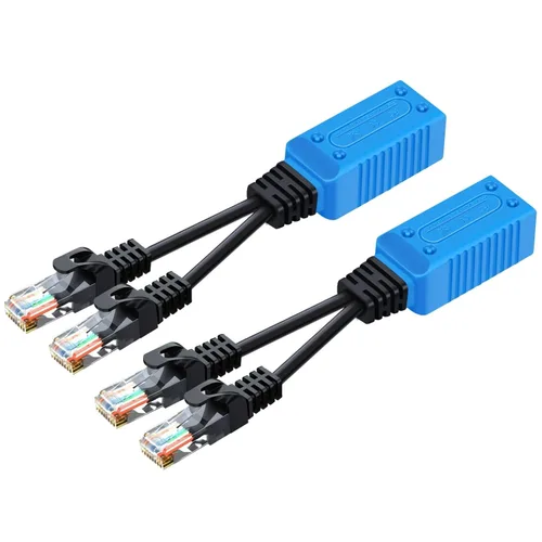 Vista 14 de Adaptador del combinador del divisor Ethernet del PoE de TNP, par 2 a 1