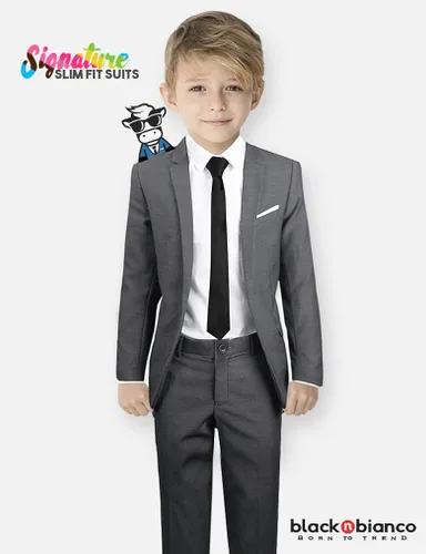 Vista 2 de Black n Bianco Signature - Traje completo para niño, ajustado