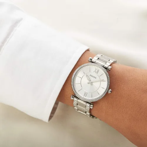 Vista 5 de Fossil Womens Carlie Quartz Stainless Steel Watch