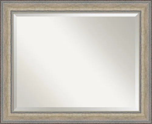 Vista 10 de Amanti Art Bathroom Mirror for Over Sink, Vanity Mirror, Wood Frame, Hangs Horizonally and Vertically, Bathroom Wall Decor, Beveled Edge