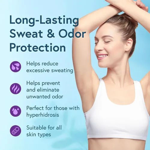Vista 2 de Creda Fresh - Desodorante antitranspirante para hombres y mujeres, desodorante sin aluminio con lavanda, desodorante de pies de larga duración