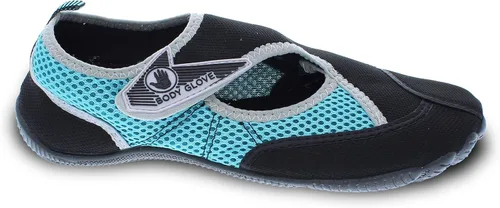 Vista 2 de Body Glove Zapatos de agua para mujer (lago, aeróbicos, natación, deportes acuáticos, playa, zapatos de agua para mujer), color negro y azul Oasis