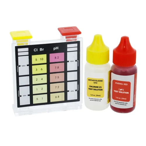 Vista 2 de U.S. Pool Supply Kit estándar de prueba de 3 vías para piscina y spa, prueba el agua para pH, cloro y bromo