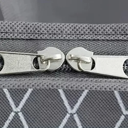 Vista 9 de Contenedores de almacenamiento no tejidos debajo de la cama con asas reforzadas, almacenamiento debajo de la cama para zapatos con ventana