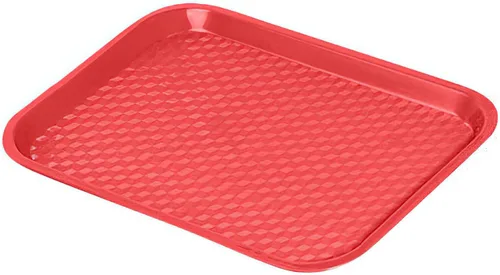 Vista 9 de G.E.T. FT-14-BK Bandeja para cafetería/comida rápida, sin BPA, 14 x 10.75 pulgadas, color negro (juego de 12)