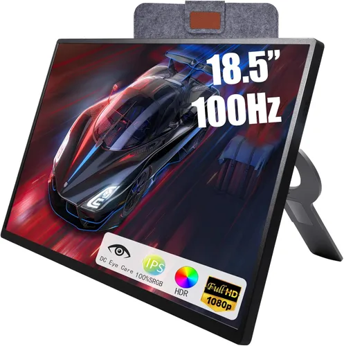 Vista 11 de Monitor portátil de 15.6 pulgadas, pantalla IPS 1080P FHD 60Hz, 72% sRGB HDMI USB-C monitor externo para laptop, PC, MacBook, teléfono, Xbox PS5/4