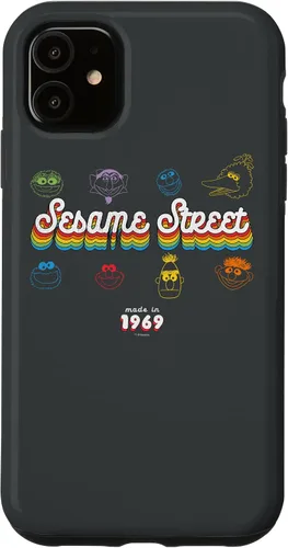 Vista 5 de Funda para iPhone 15 Sesame Street Made in 1969