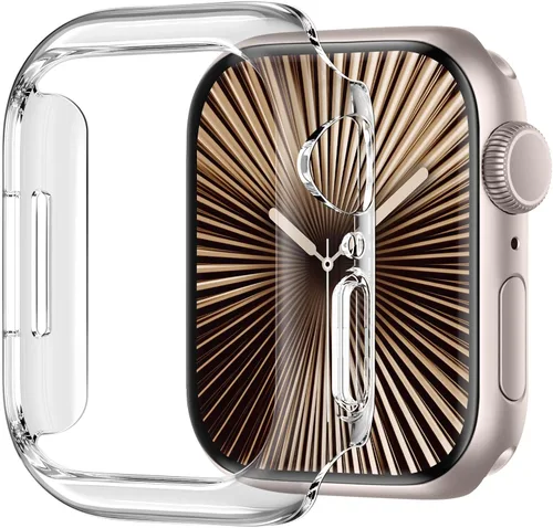 Vista 19 de Recoppa - Funda compatible con Apple Watch de 1 39⁄64 pulgadas (41 mm) Series 7 8 9, funda protectora de policarbonato duro ultradelgada a prueba