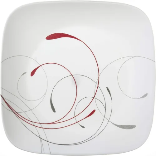 Vista 2 de Corelle juego de vajilla cuadrada/redonda de 16 piezas, Splendor, Esplendor